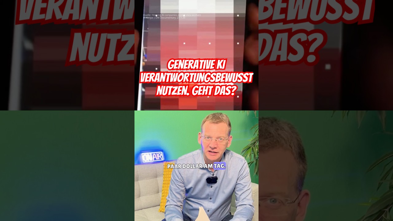 Generative KI verantwortungsbewusst nutzen. Geht das?