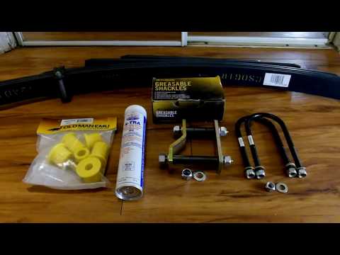 Nissan Xterra & Frontier. Leaf Springs Replacement.