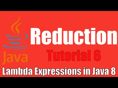 Reduction - Lambda Expressions In Java 8: Tutorial 6