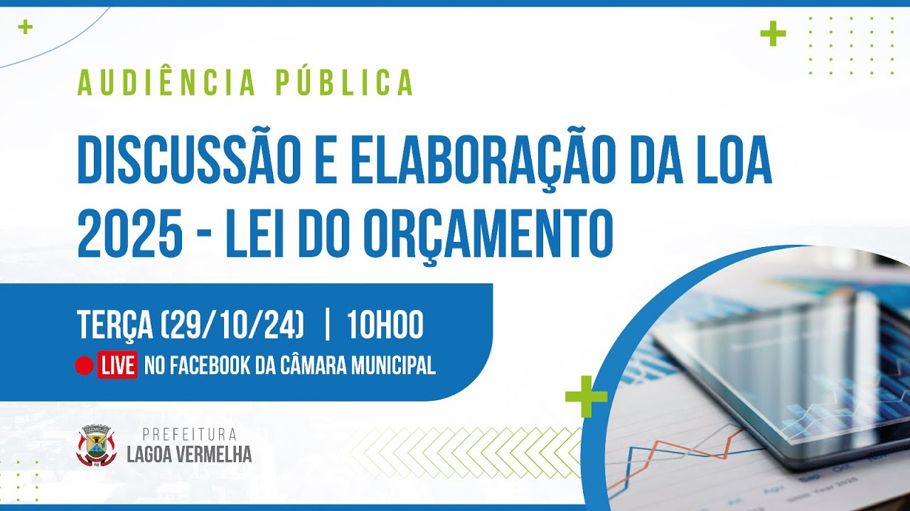 Audiência Pública - LOA 2025 Lei Orçamentária - 29.10.2024