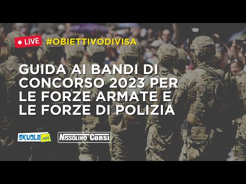 #ObiettivoDivisa: guida ai bandi di concorso 2023 per le Forze Armate e le Forze di Polizia