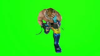 Tekken 8 King wave dash green screen