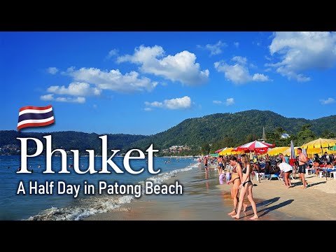 Virtual Walking Tour: Walk in Patong Beach, Phuket, 2026 - Wave & Beach Ambience (No Talk)
