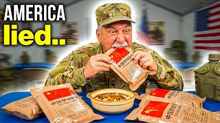 US Veteran tries Chinese MRE's for the First Time