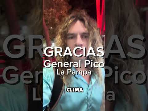 Gracias @latidoitinerante por llevarnos a General Pico, La Pampa. Pasamos una noche espectacular