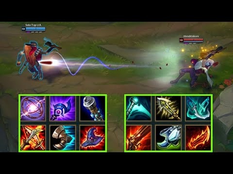LOL Funny : AP JHIN vs AD JHIN | LUXUBU