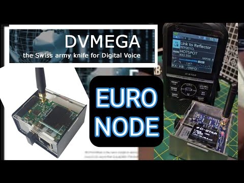 DV MEGA - EURONODE , HOTSPOT , M17 ,DMR DSTAR FUSION  FULL SET UP