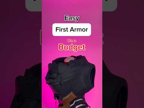 Easy First Armor - on a Budget 💰 #foamtips #evafoam #cosplay