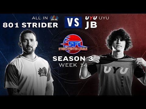 801 Strider (G) vs. JB (Rashid) - Bo3 - Street Fighter League Pro-US - Season 3 Week 14