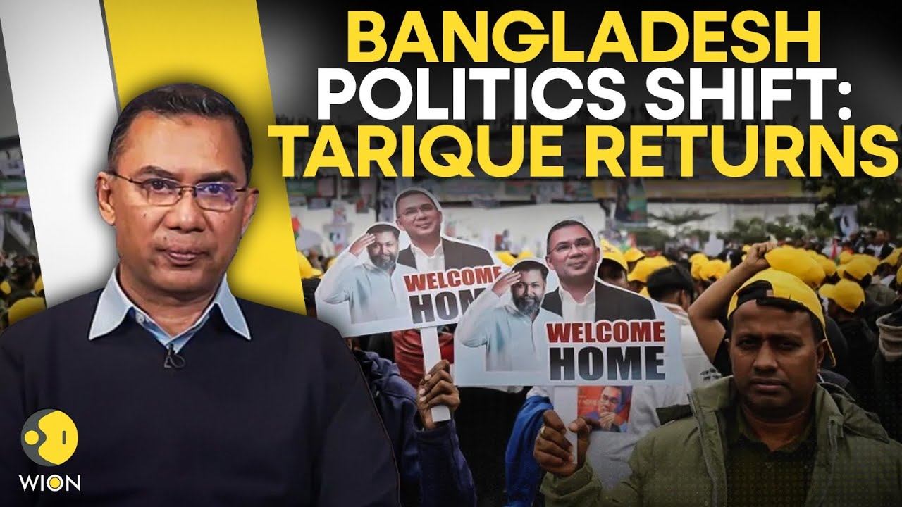Bangladesh LIVE: BNP Leader Tarique Rahman Returns: Who is Bangladesh’s Potential Next PM? | WION