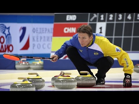 CURLING: CAN-SWE WCF World Mixed Doubles Chp 2015 - Semifinal