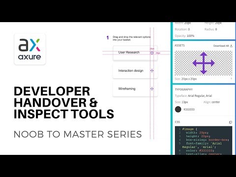 Developer Hand-Over and Inspect Tool | Axure RP: Noob to Master, Ep51
