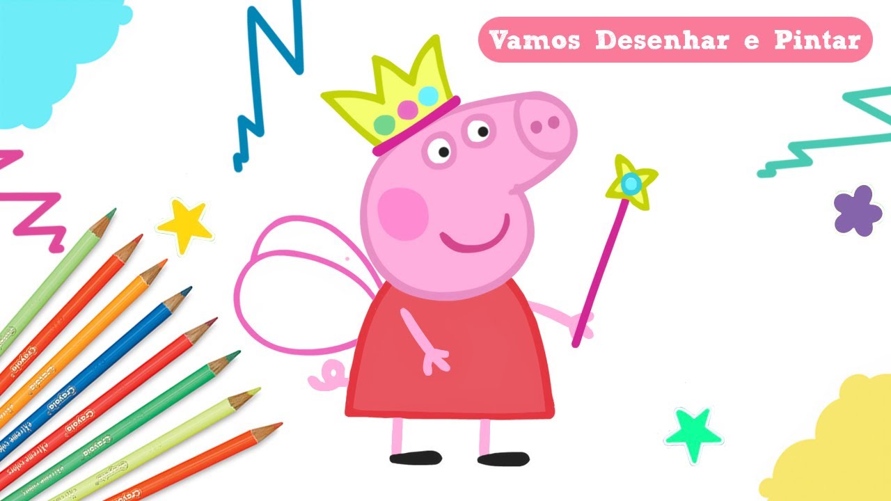 Watch Now Peppa Pig Fada Princesa - Vamos Desenhar e Pintar (Vídeo Infantil) Peppa Pig Fada Princesa - Vamos Desenhar e Pintar (Vídeo Infantil)