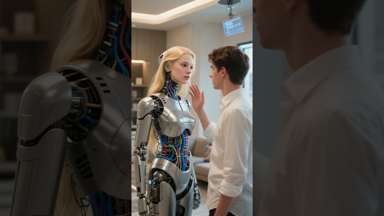 With such a robot lover, what time will you come home at night? #robot #dance #机器人 #beauty #robots