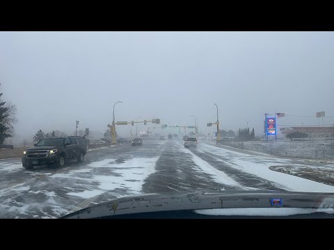 North Dakota Blizzard Winter Conditions