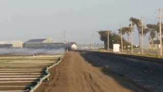 preview picture of video 'Amtrak 14 with AMTK 184 passes San Jon Road, Salinas, CA'
