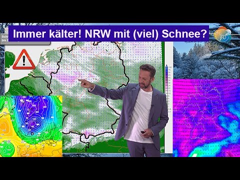 January starts colder and colder! Lake effect with (lots of) snow in North Rhine-Westphalia? Weat...