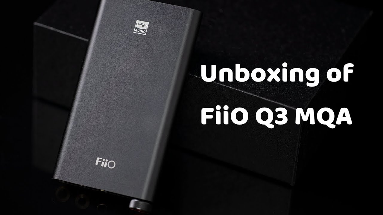 FiiO Amplificateur de casque & USB-DAC Q3 MQA