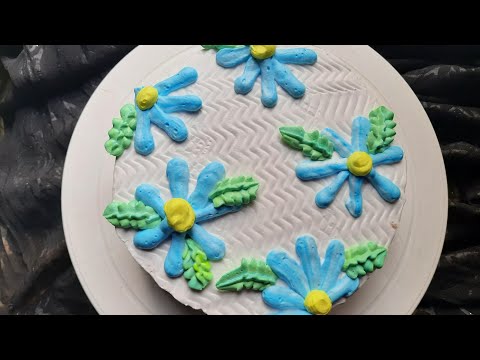 Simple  Cake Decoration by Afsana