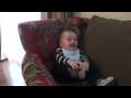 Baby Watching Veggie Tales Laughing Cute
