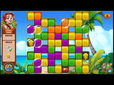 Lost Island Blast Adventure Level 1129 - NO BOOSTERS 🏝️ | SKILLGAMING ✔️