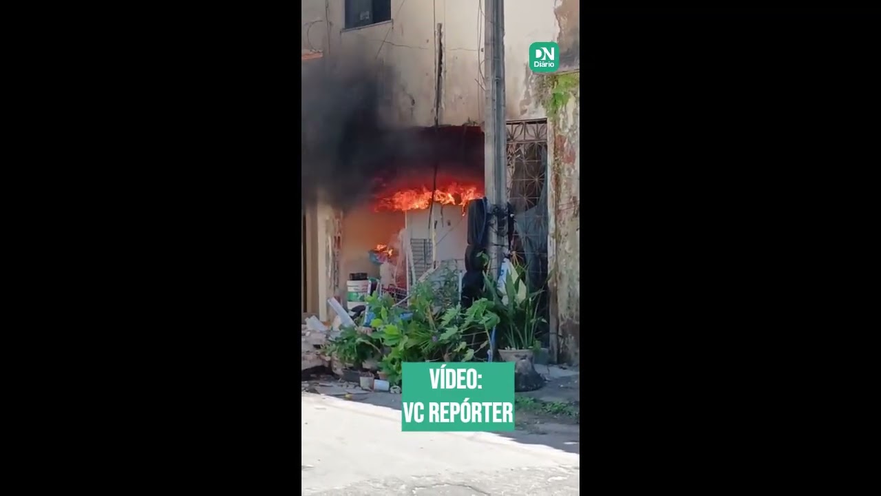 Imagem da notícia Incêndio e suspeita de explosão atinge residências e deixa uma pessoa ferida em Fortaleza