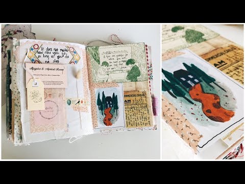 junk journal with me  process video ideas tips