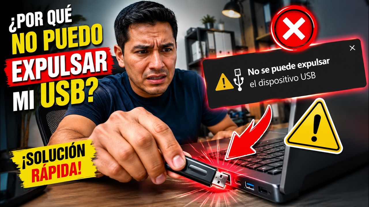 Cómo expulsar los USB de forma segura cuando no se deja desconectar