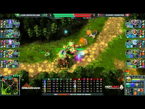 Lions Esportsklubb Vs Internet Gangsters Map 2 - Dreamhack Winter 2013 - Heroes of Newerth