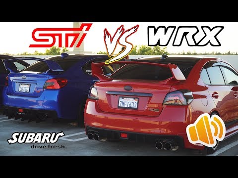 WRX VS STI Exhaust Comparison (ELH VS UEL) [4k]