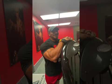 Big Ramy Mr olympia 2x champion after Olympia workout