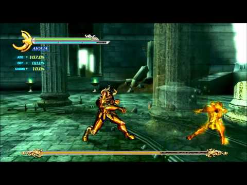 Saint Seiya Senki Leo Aioliia vs Taurus Aldebaran (No 7th senses)