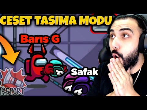 HİLE GİBİ BUG!!😳😳 CESET REPORTLANMIYOR!! AMONG US CESET TAŞIMA + VENT + SESLİ MOD!! | Barış Can