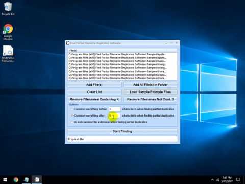 Find Partial Filename Duplicates Software