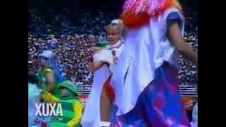 Xuxa cantando &quot;Abecedário da Xuxa&quot; no Maracanã - 1988