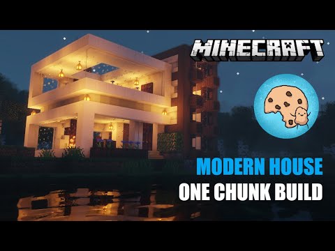 MINECRAFT : Modern House [One Chunk Build]