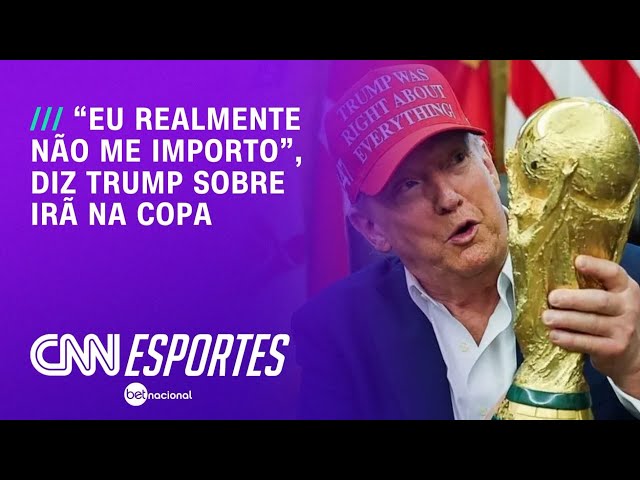 Trump sobre Irã na Copa do Mundo: “Eu realmente não me importo” | CNN NOVO DIA