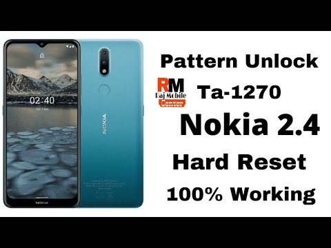 Nokia 2.4 [TA-1270] Hard Reset,Pattern Unlock 100% Working Solution