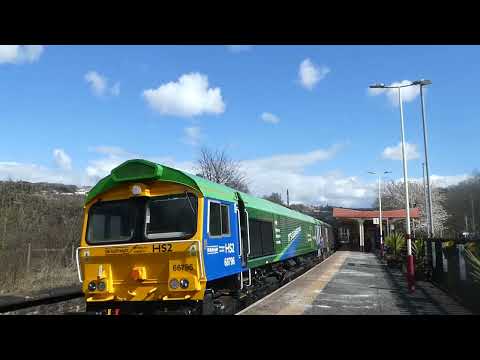 66796 + 66743 + 60047 tone On mega  rare triple top and tail  6M51 Donny Down Decoy to Livl Biomass