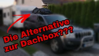 Amazon basics Packsack fürs Autodach! Eine Alternative zur Dachbox???