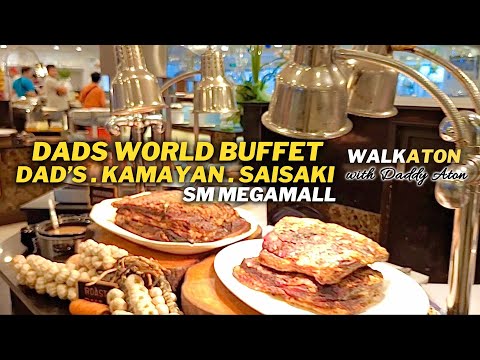 DADS WORLD BUFFET SM MEGAMALL | Ótima experiência de buffet | Tour completo pelo restaurante
