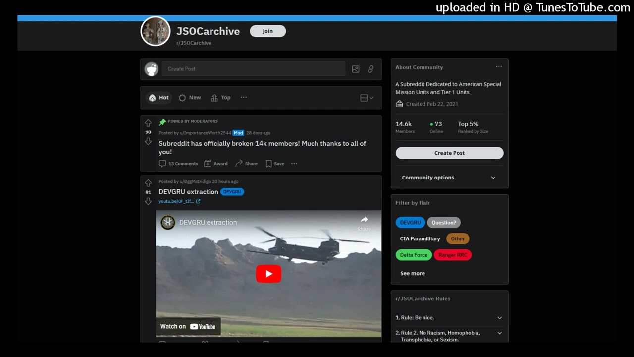 I am an r/JSOCarchive Future DEVGRU Operator (Part 1)