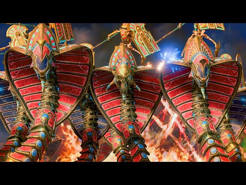 Total War: Warhammer 3 - TOMB KINGS Vs DWARFS