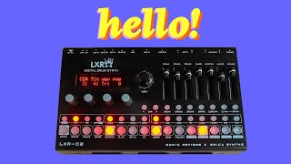 Video thumbnail for The LXR-02 Digital Drum Synth Machine by Red Means Recording