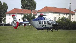 preview picture of video 'Torgau EC135 POLIZEI Sachsen Start'