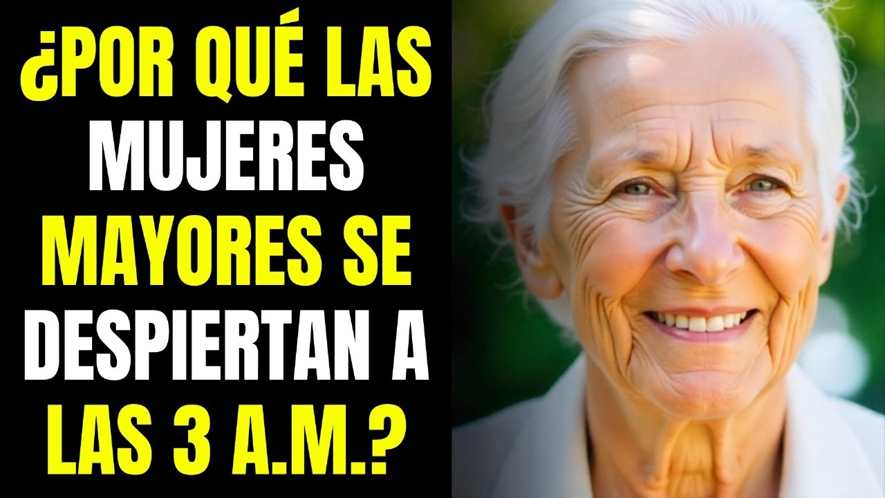 Si eres una mujer mayor y te despiertas entre las 3:00 a. m. y las 5:00 a. m... ¡HAZ ESTAS 5 COSAS!