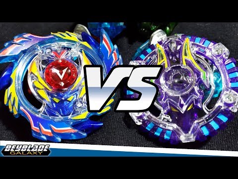 God Valkyrie .6V.Rb vs Acid Anubis .8V.Lp - [Beyblade Burst] - ベイブレードバースト