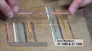 Flat/Round Ceramic Sticks