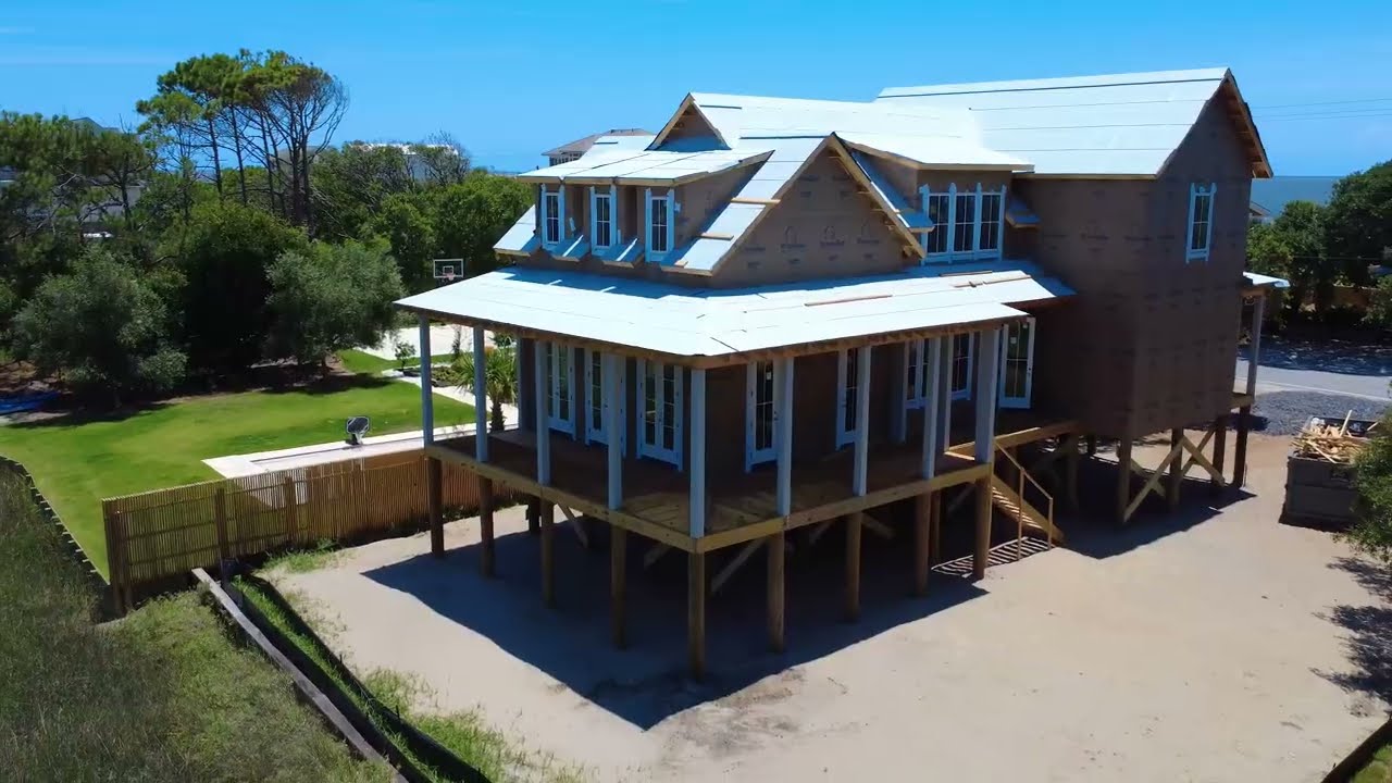 Folly Beach aerial and ground walkthrough video by JReyes Media