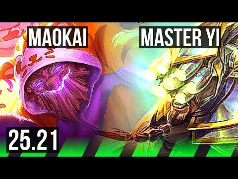 MAOKAI vs MASTER YI (JGL) | EUW Master | 25.21